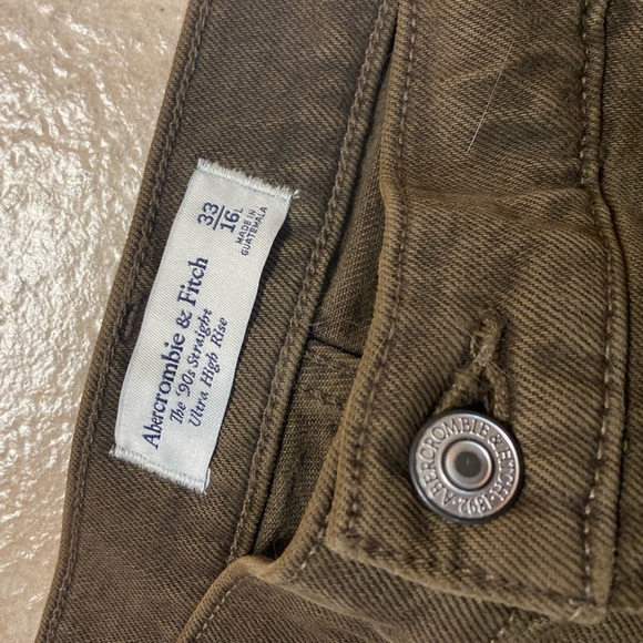 Brown Ambercrombie Jeans 33-Long - Picture 2 of 5